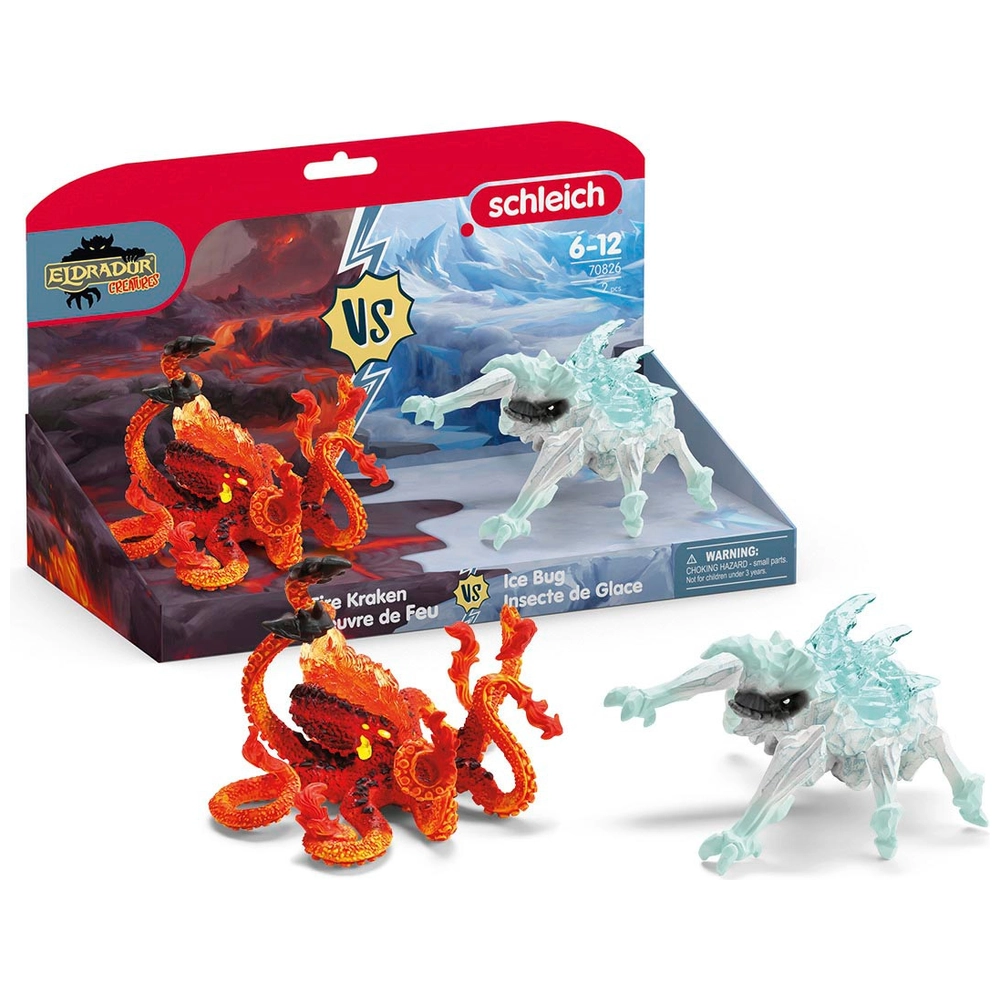 Schleich Eldrador Creatures Figurine de loup mythique – Avec manteau violet et cristaux translucides au dos, jouet durable pour garçons et filles, cadeau pour enfants à partir de 7 ans