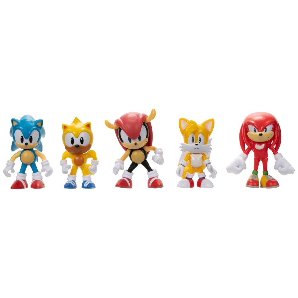 Sonic the Hedgehog 6cm Action Figure 5 Pack | Smyths Toys UK