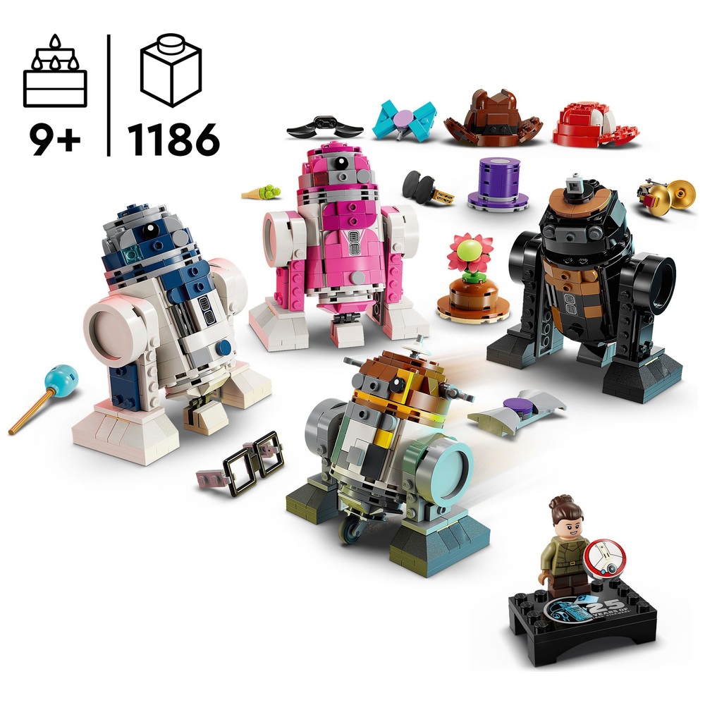 LEGO Star Wars 75392 Creative Play Droid Builder Figure Set | Smyths ...