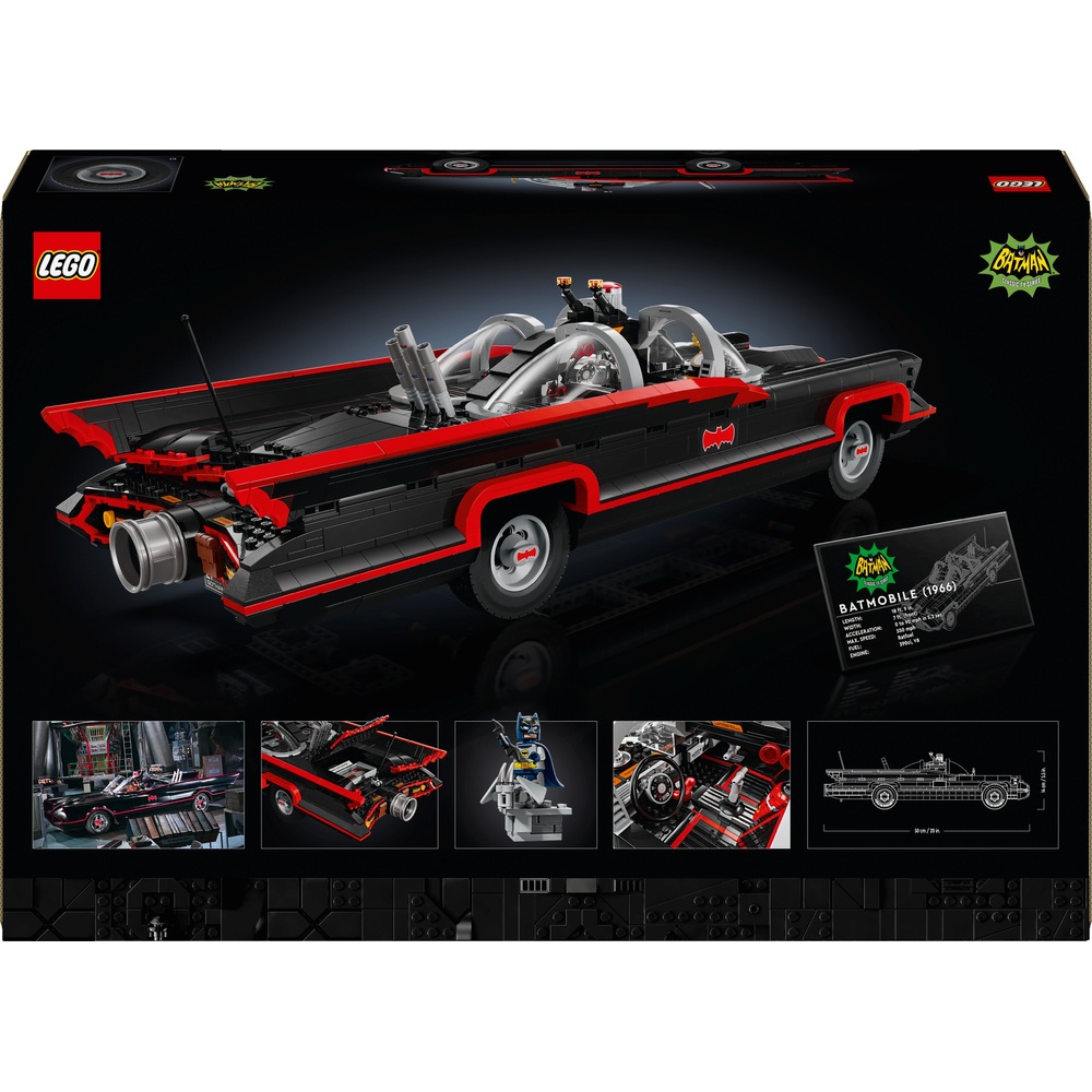 LEGO DC 76328 Batman The Classic TV Series Batmobile Set for Adults Smyths Toys UK