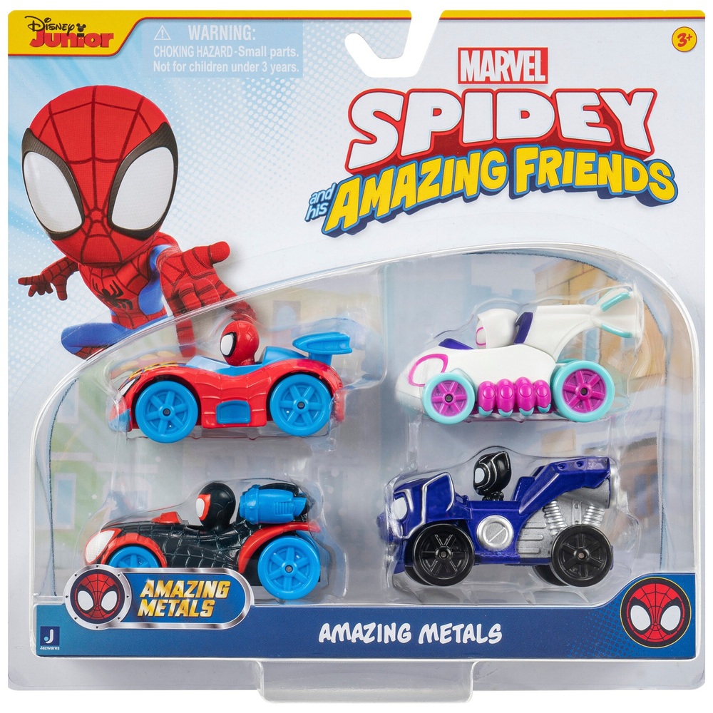 Marvel Spidey und seine Super-Freunde Autos 4er-Set | Smyths Toys ...