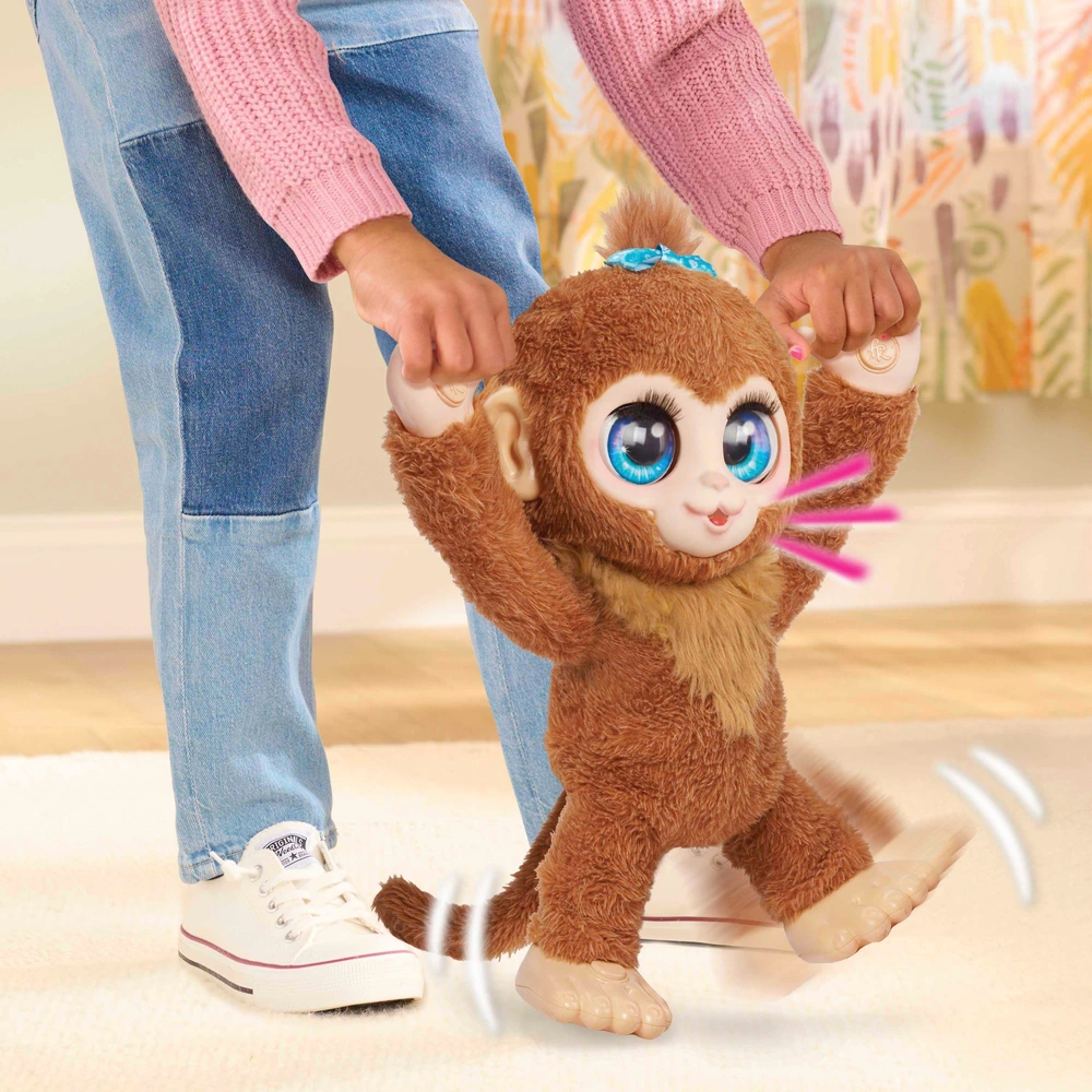 Knuffel Monty de Aap 75 cm bruin | Smyths Toys Nederland