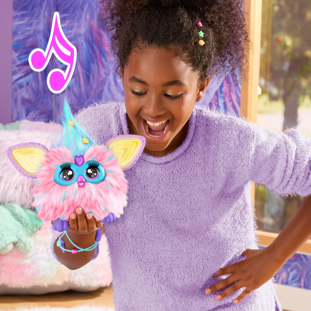 Furby Pink Cotton Candy Interactive Toy Smyths Toys UK