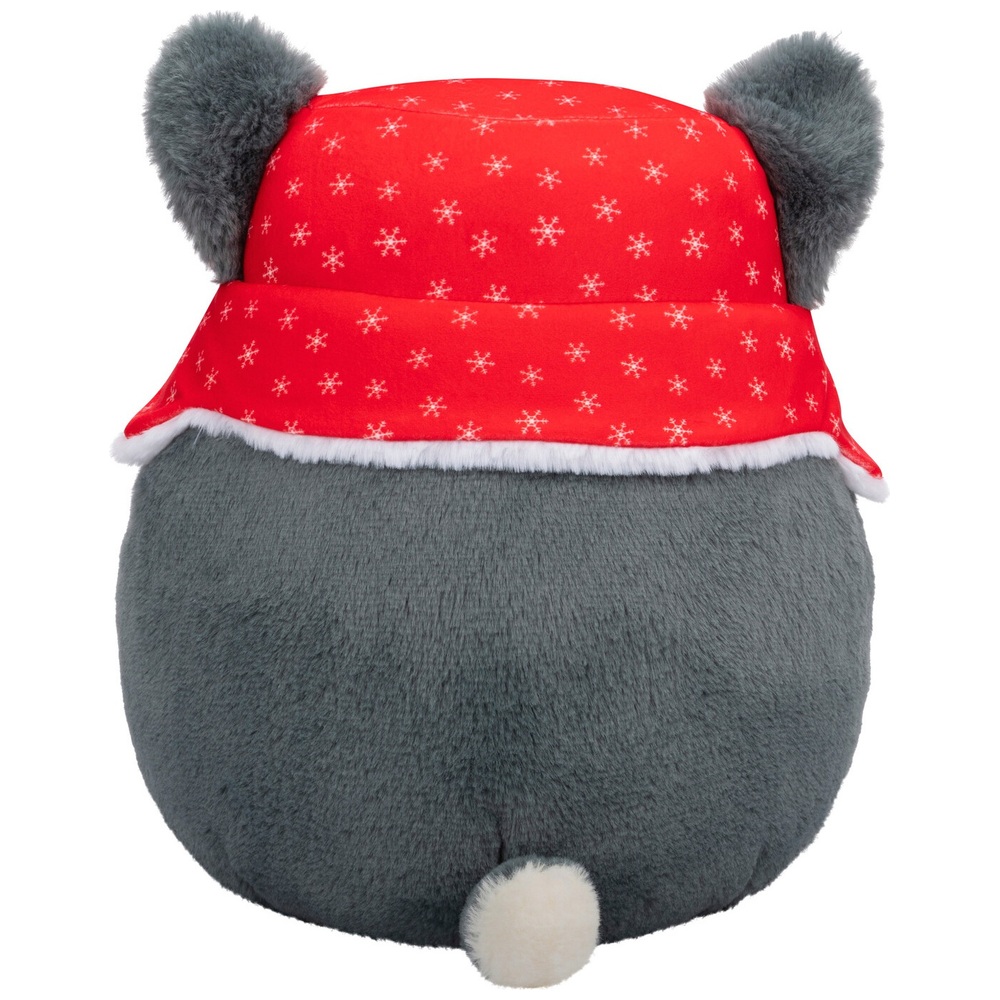 Original Squishmallows Fuzz A Mallows Plush Ryan the Grey Husky 30cm Smyths Toys UK