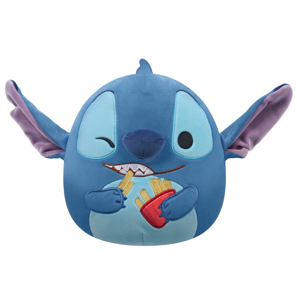 Original Squishmallows Disney Lilo Stitch Plush Stitch with French Fries 25cm Smyths Toys Ireland