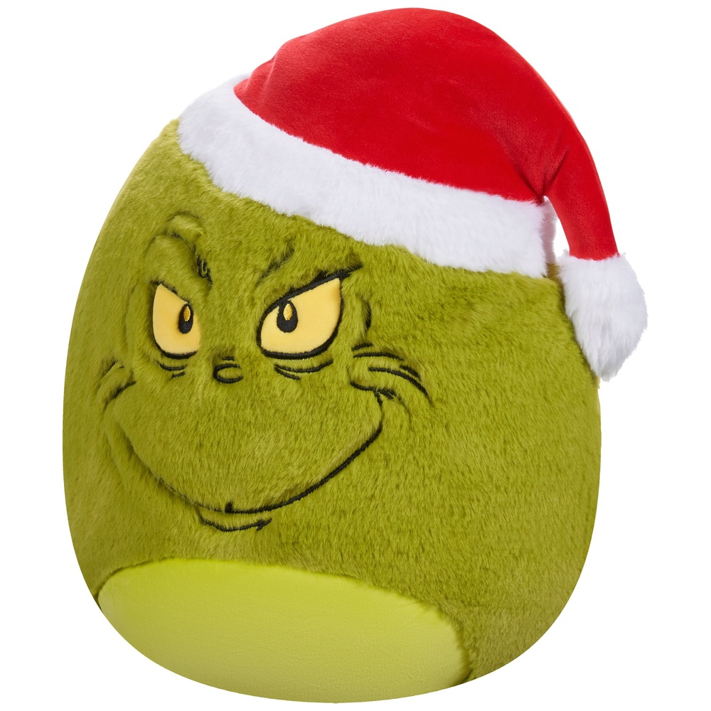 Original Squishmallows Fuzz-A-Mallows Plush Dr. Seuss Santa Hat Grinch ...