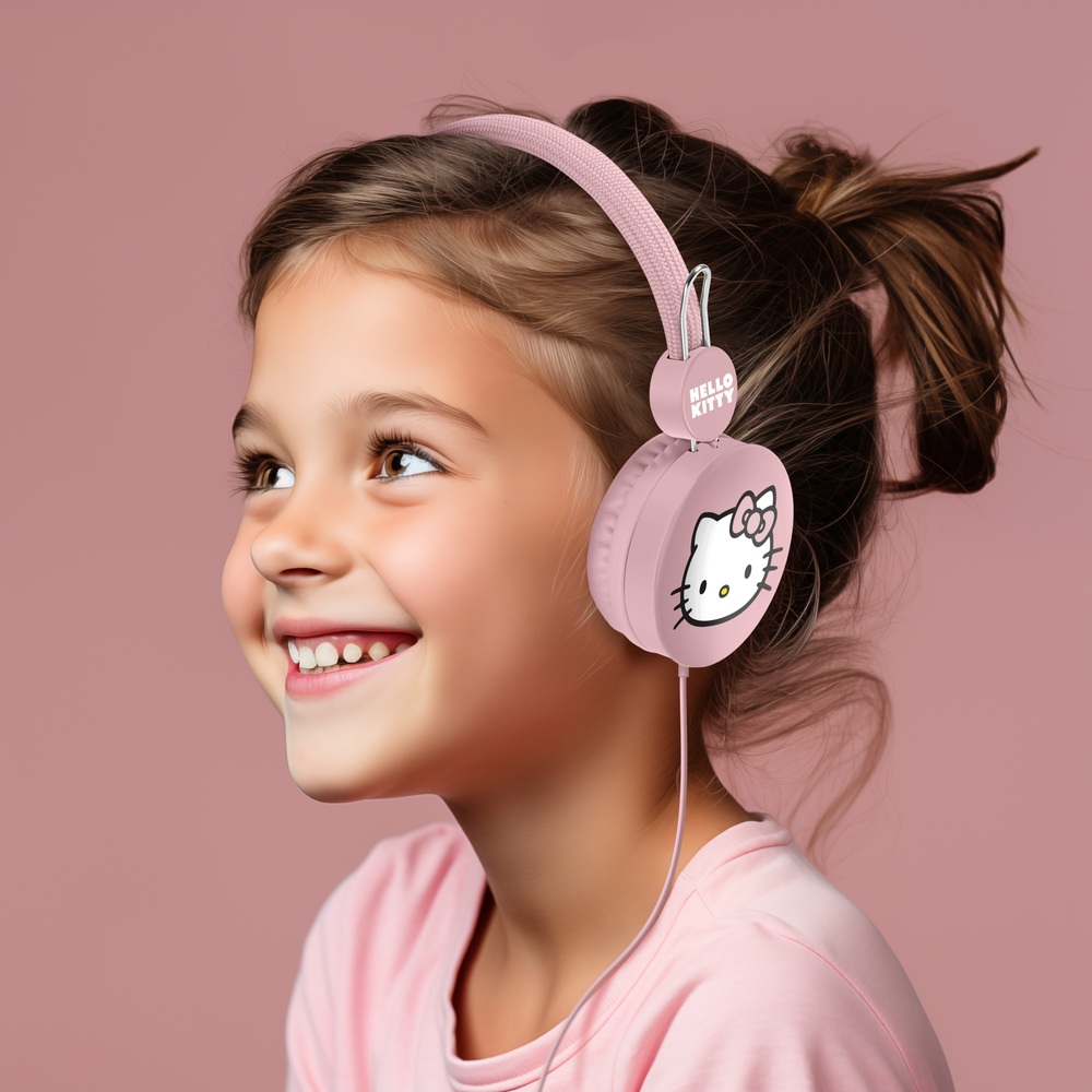 Hello Kitty Kids' Headphones Soft Pink Smyths Toys UK