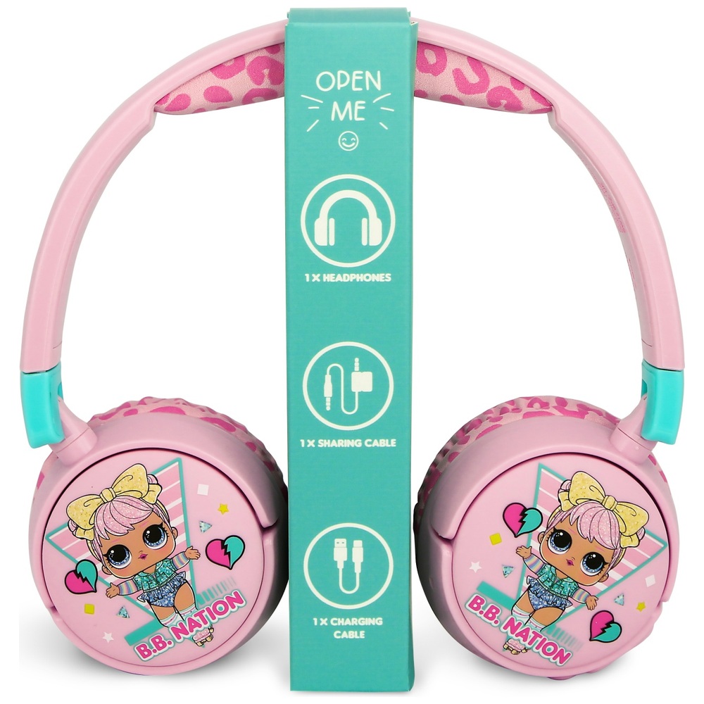 L.O.L. Surprise! B.B.Nation Kids' Wireless Bluetooth Headphones ...