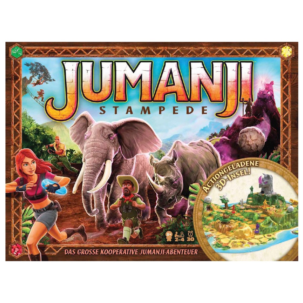 Jumanji Stampede Kooperatives Brettspiel | Smyths Toys Deutschland