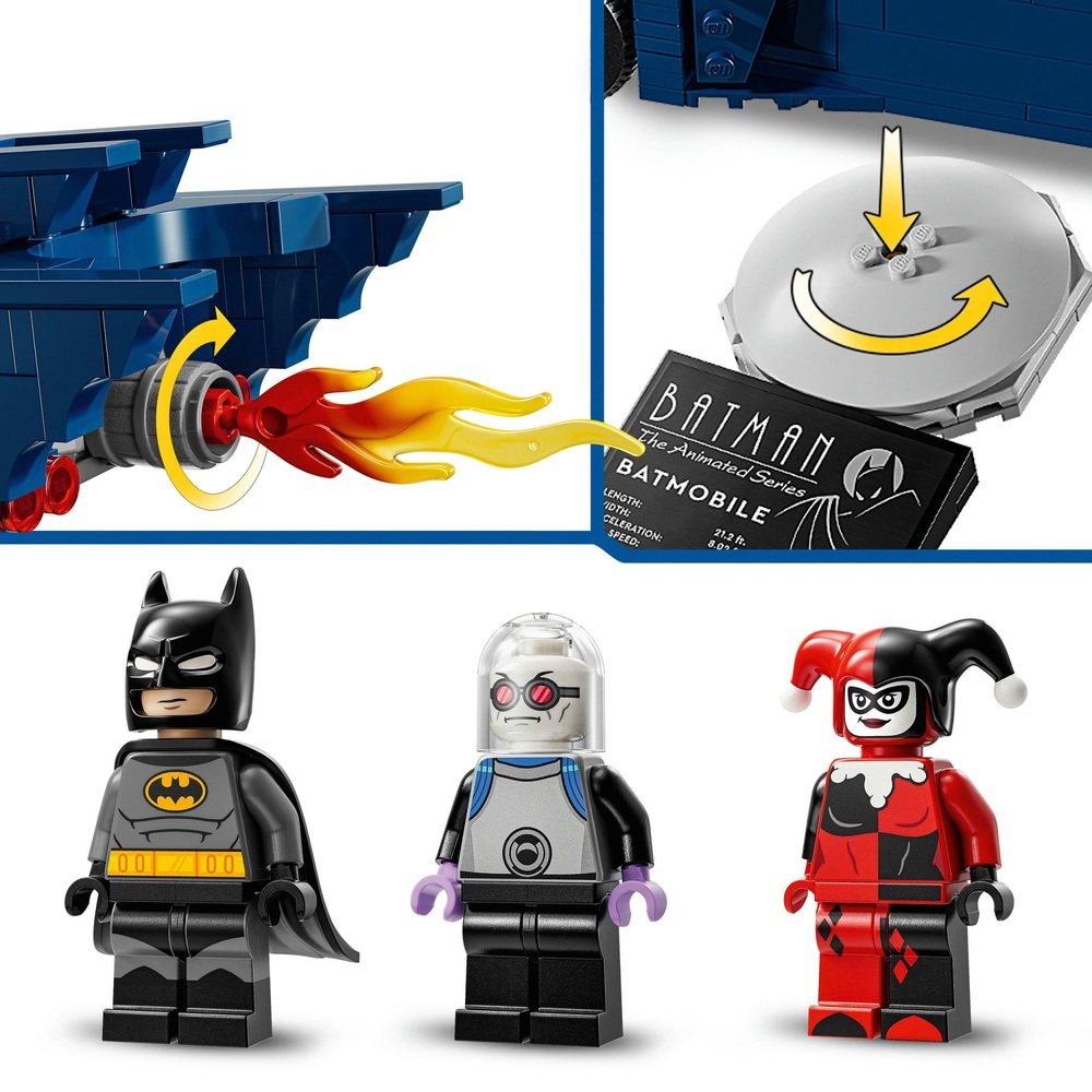 LEGO DC 76274 Batman with the Batmobile vs. Harley Quinn Mr. Freeze Set Smyths Toys Ireland