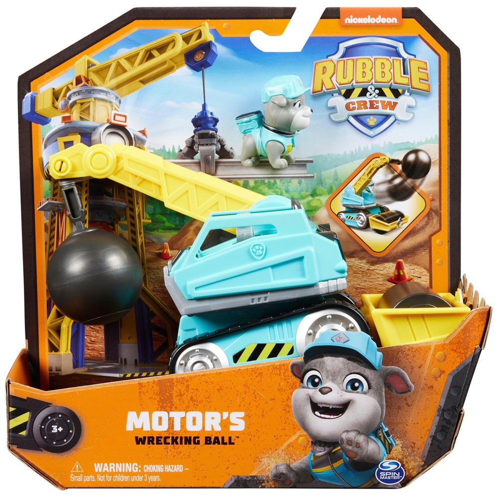 Rubble & Crew Motor's Wrecking Ball Truck Set 