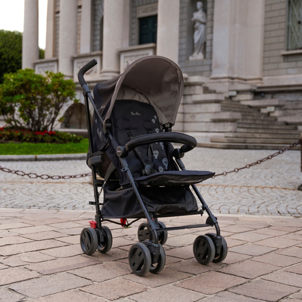 Silver Cross Pop Stroller Black with Balloons