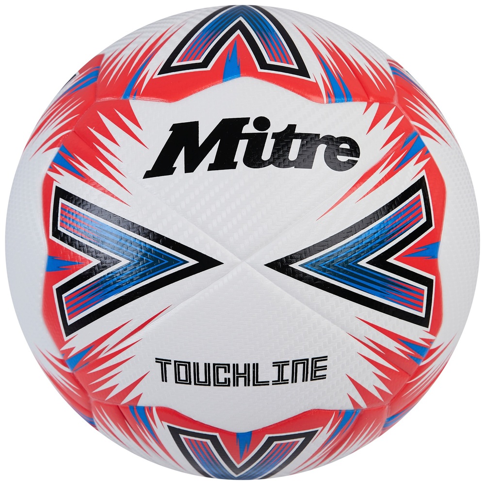 Mitre Size 5 Touchline Football Red | Smyths Toys UK