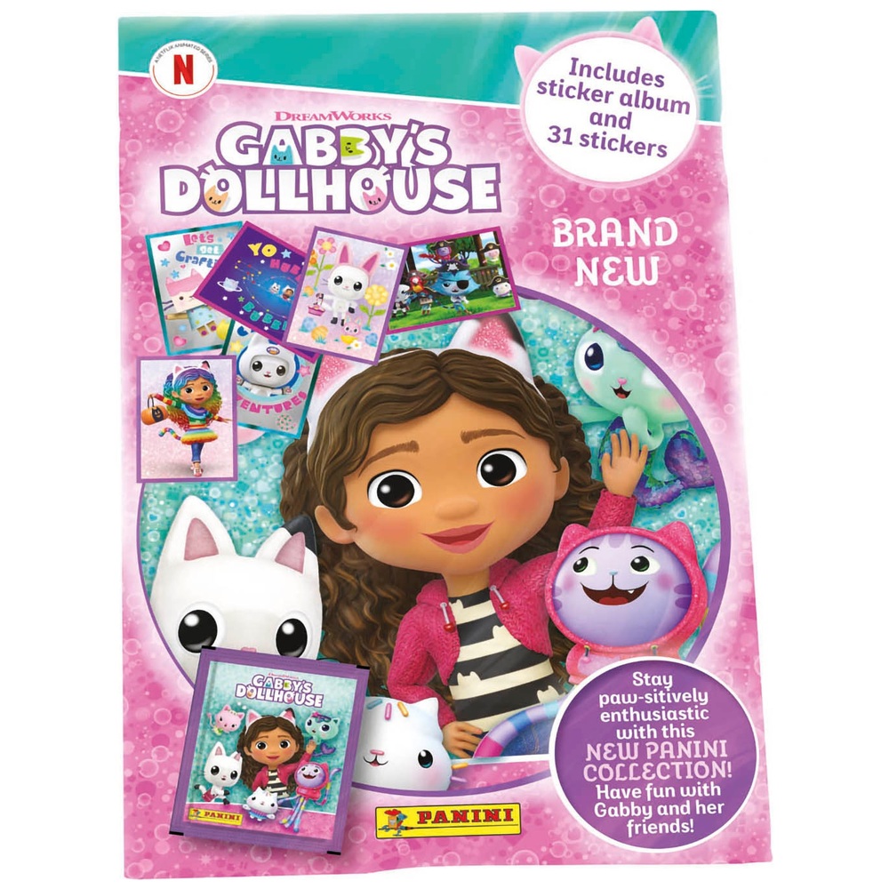 Panini Gabby's Dollhouse Sticker Collection Starter Pack | Smyths Toys UK