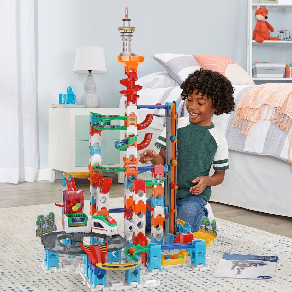 VTech Kugelbahn Marble Rush Super Sky Tower Set XL300 E Interaktive ...