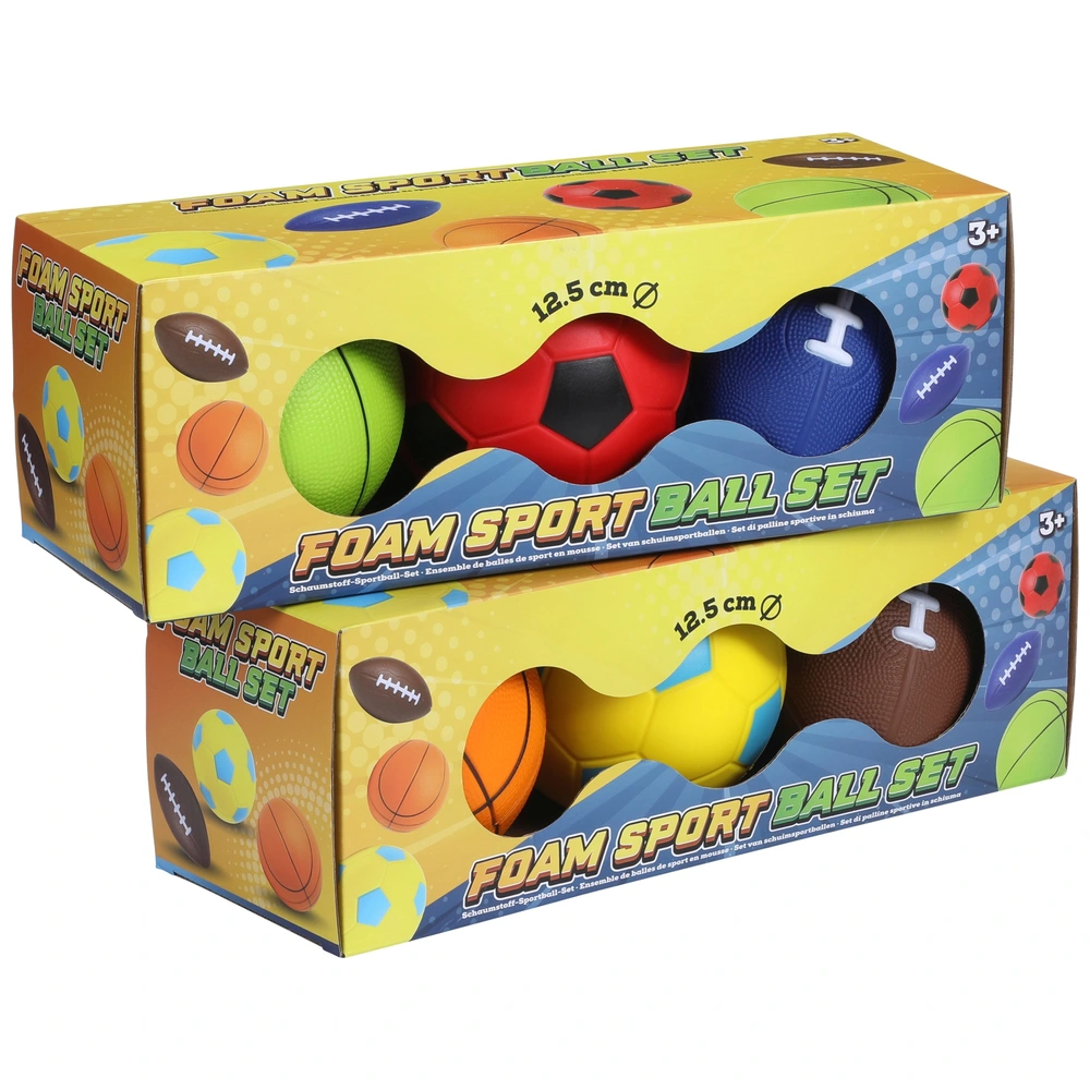 Lot De 12 Mini Balles De Sport En Mousse - Jouet Pour Enfants