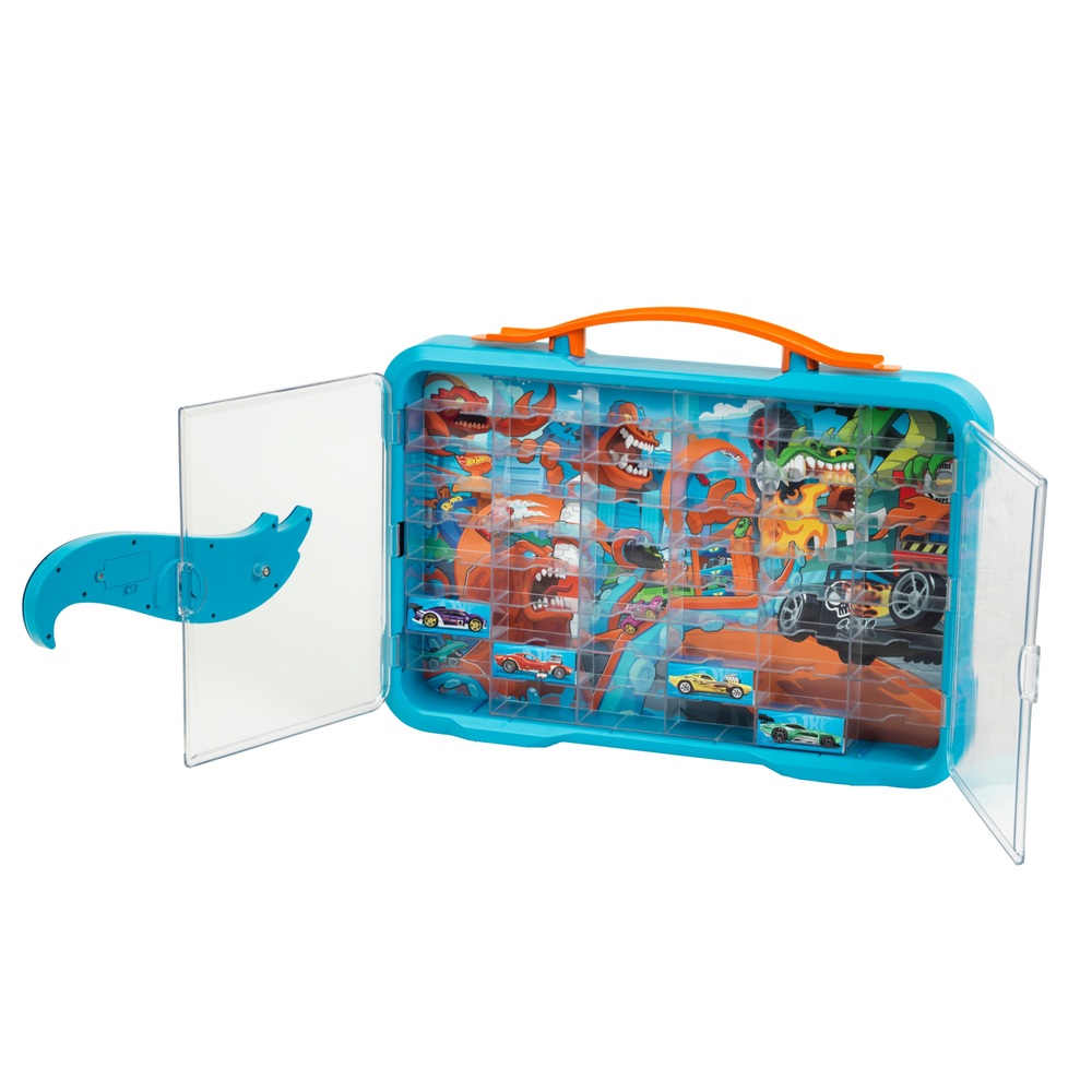 Hot Wheels Koffer mit Licht für bis zu 54 Autos Smyths Toys Deutschland