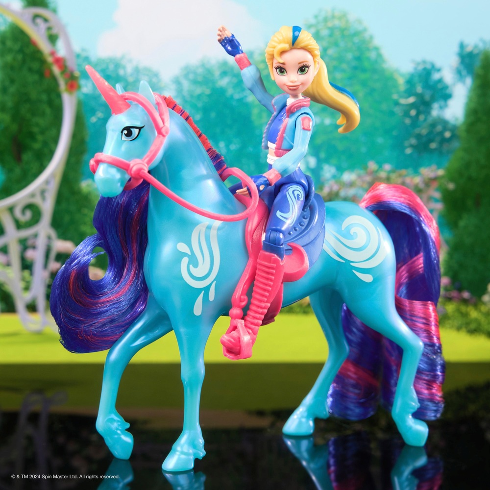 Unicorn Academy Set Reiterin mit Einhorn Isabel und River | Smyths Toys ...