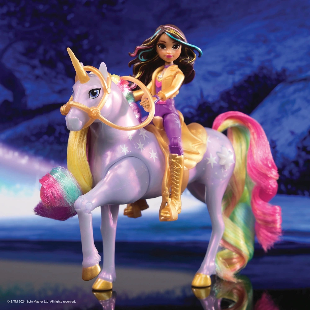 Unicorn Academy - Écurie Magique Avec Licorne Wildstar Exclusive - Sons Et Lumières - Jouet Enfant 4 Ans+ - 9