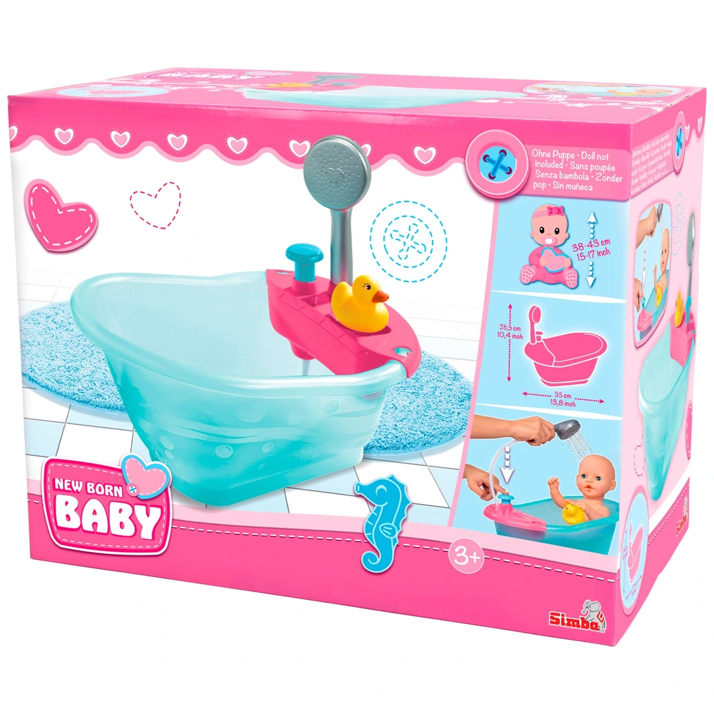 Newborn Bath Tub with Shower Smyths Toys UK