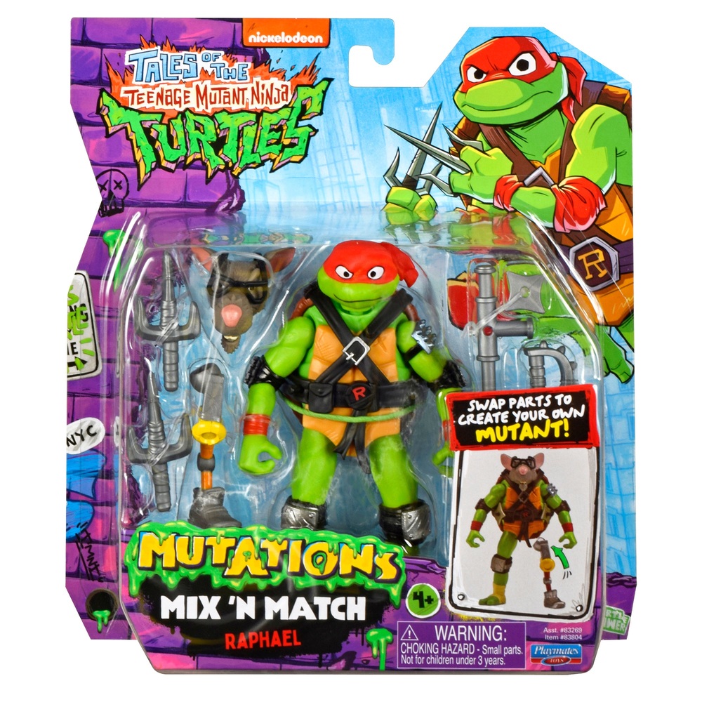 Tales Of Teenage Mutant Ninja Turtles Mix 'n Match Mutations Raphael ...