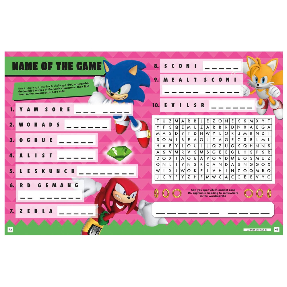 Sonic the Hedgehog Annual 2025 Smyths Toys UK