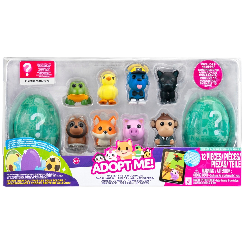 Adopt Me! 10 Pack Mystery Pets - Series 2 | Smyths Toys Ireland