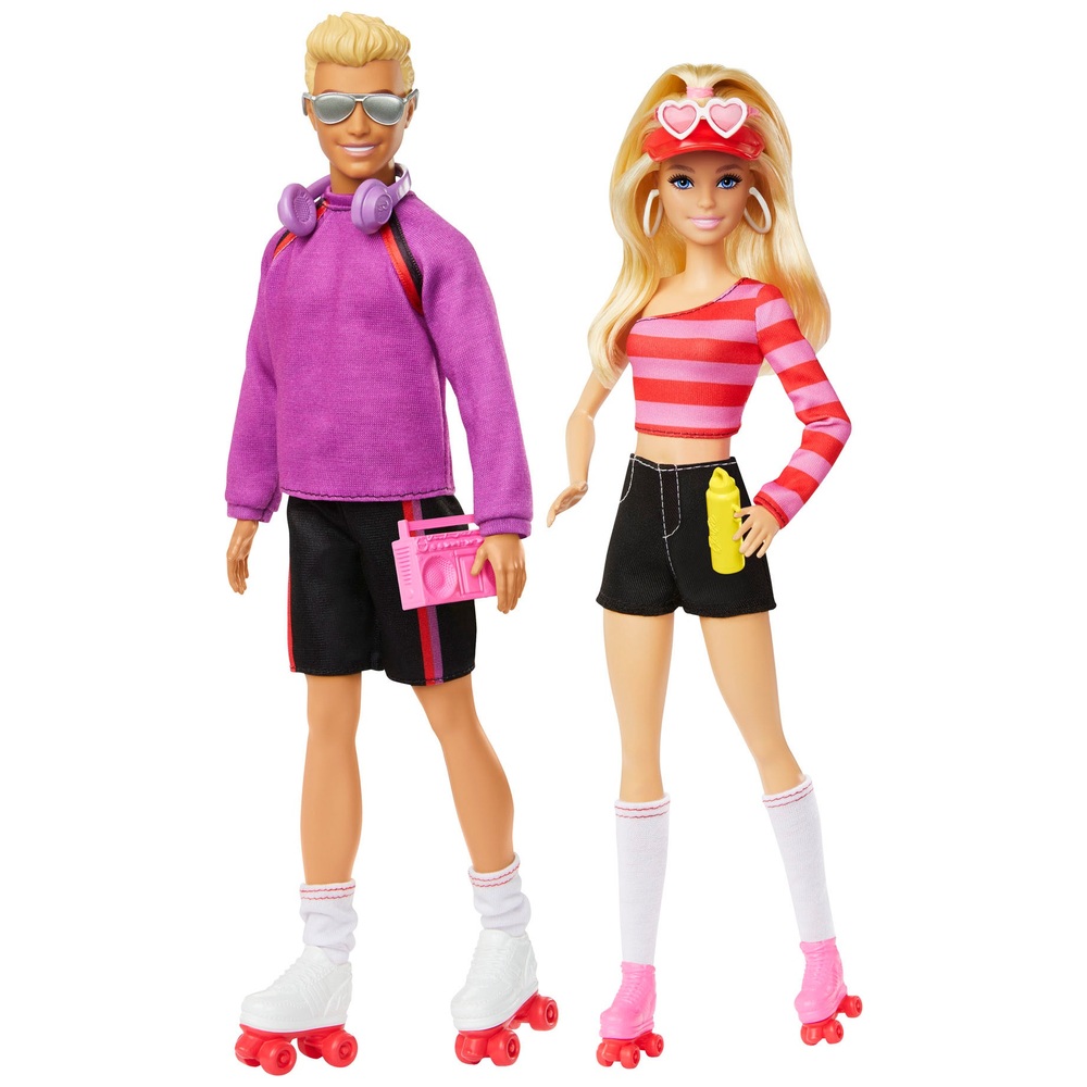 Barbie and Ken Rollerskate Set Smyths Toys UK