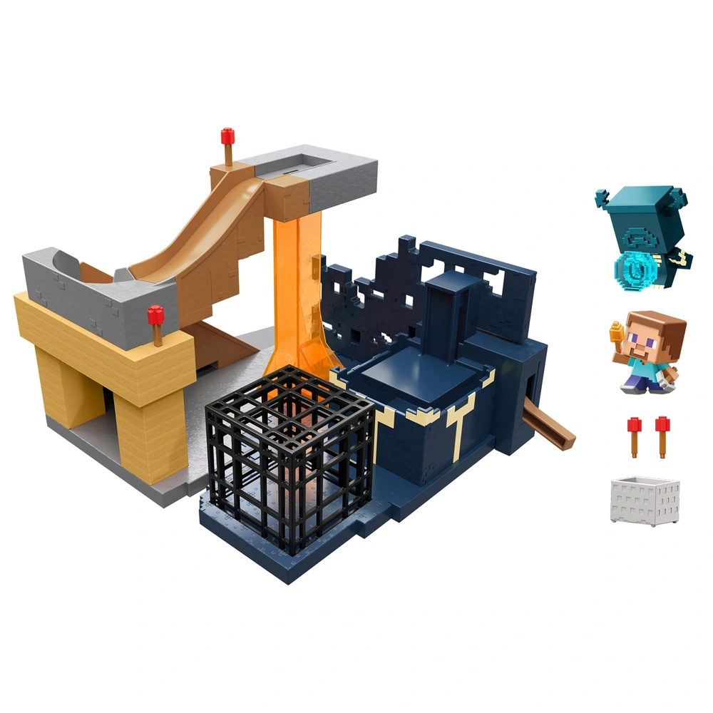 Minecraft – Coffret L'Ascension de Warden et ses Mini-Figurines