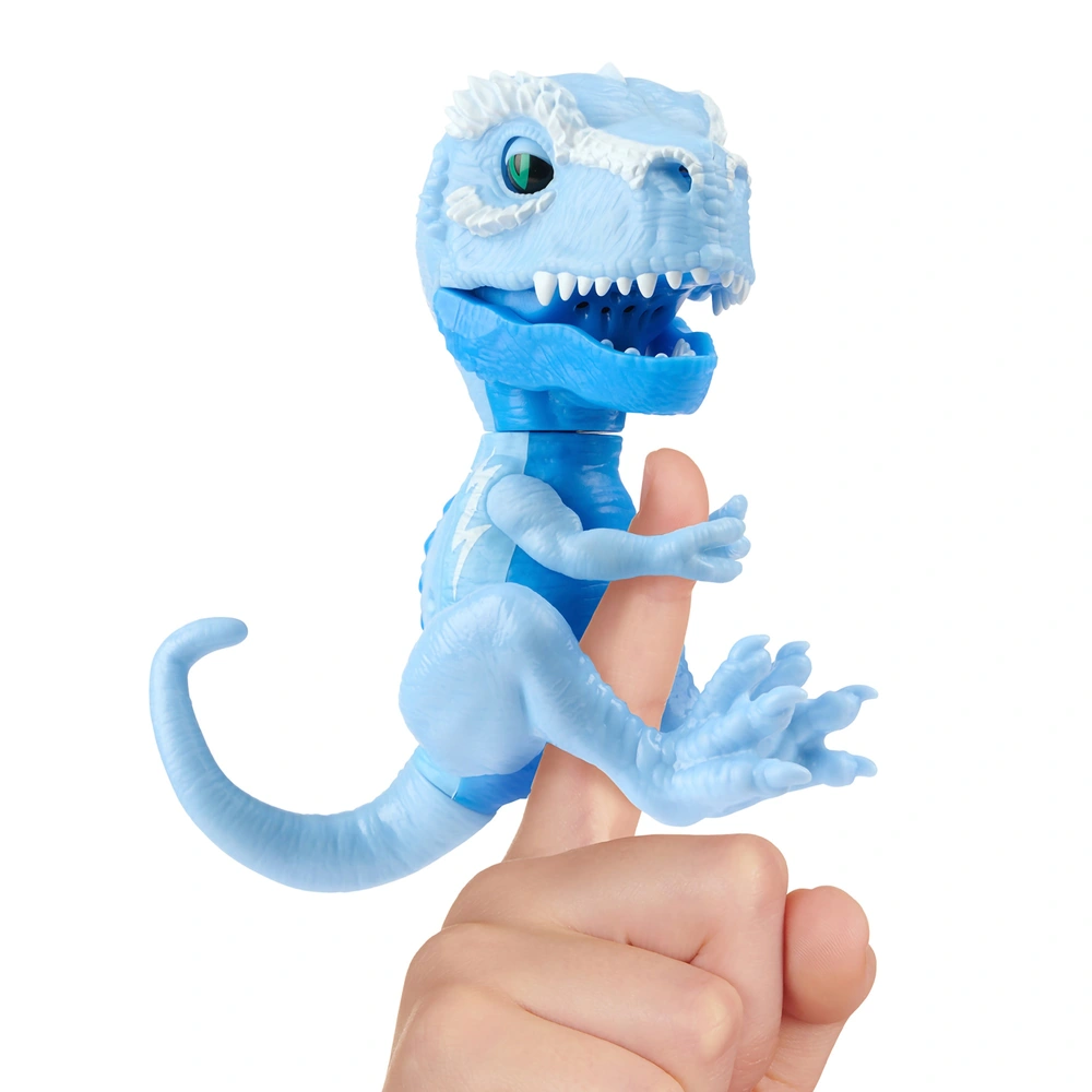 Rex Toy Dinosaur Fingerling T Rex WowWee Ironjaw Blue Untamed T
