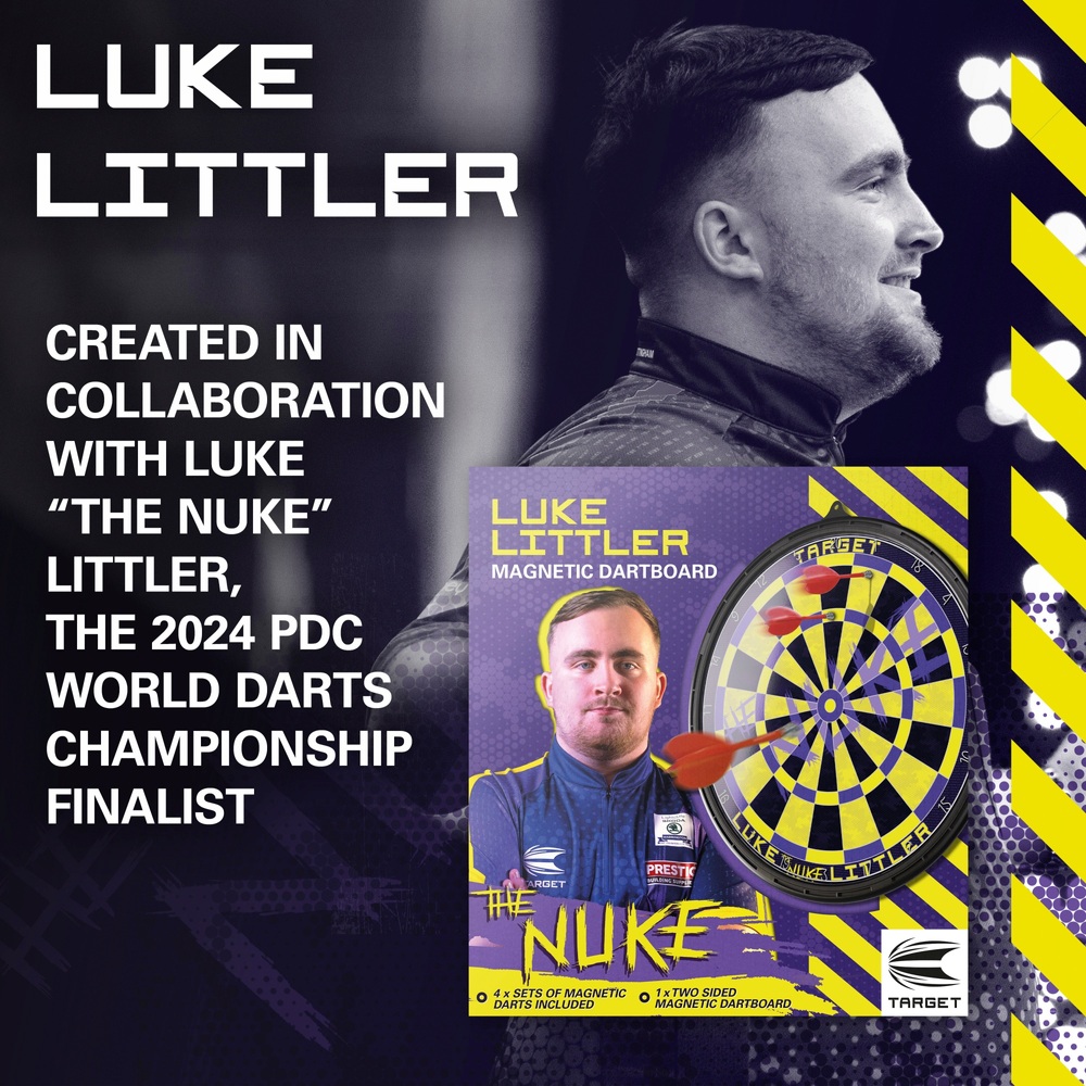 Luke Littler Dartboard Set Smyths Toys UK