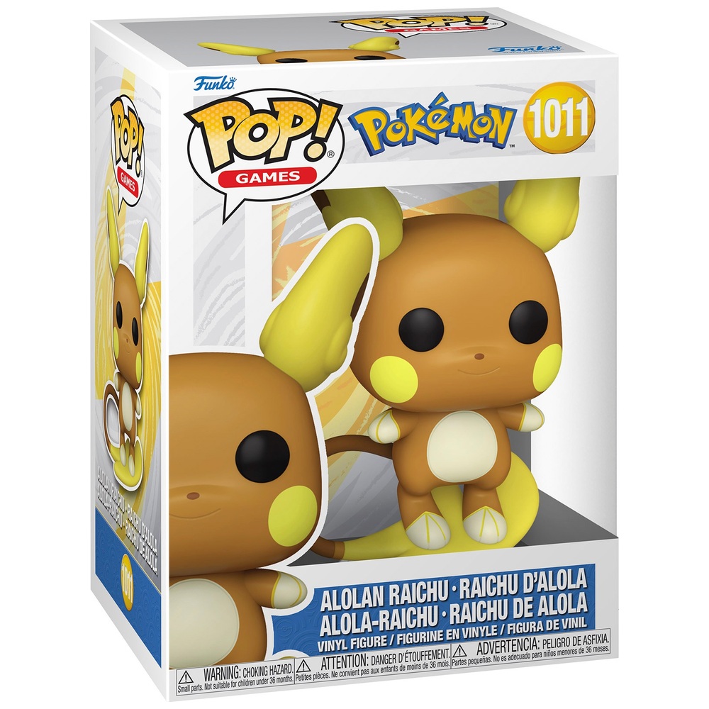 Funko POP! Figur 1011 Pokémon Alolan Raichu | Smyths Toys Deutschland