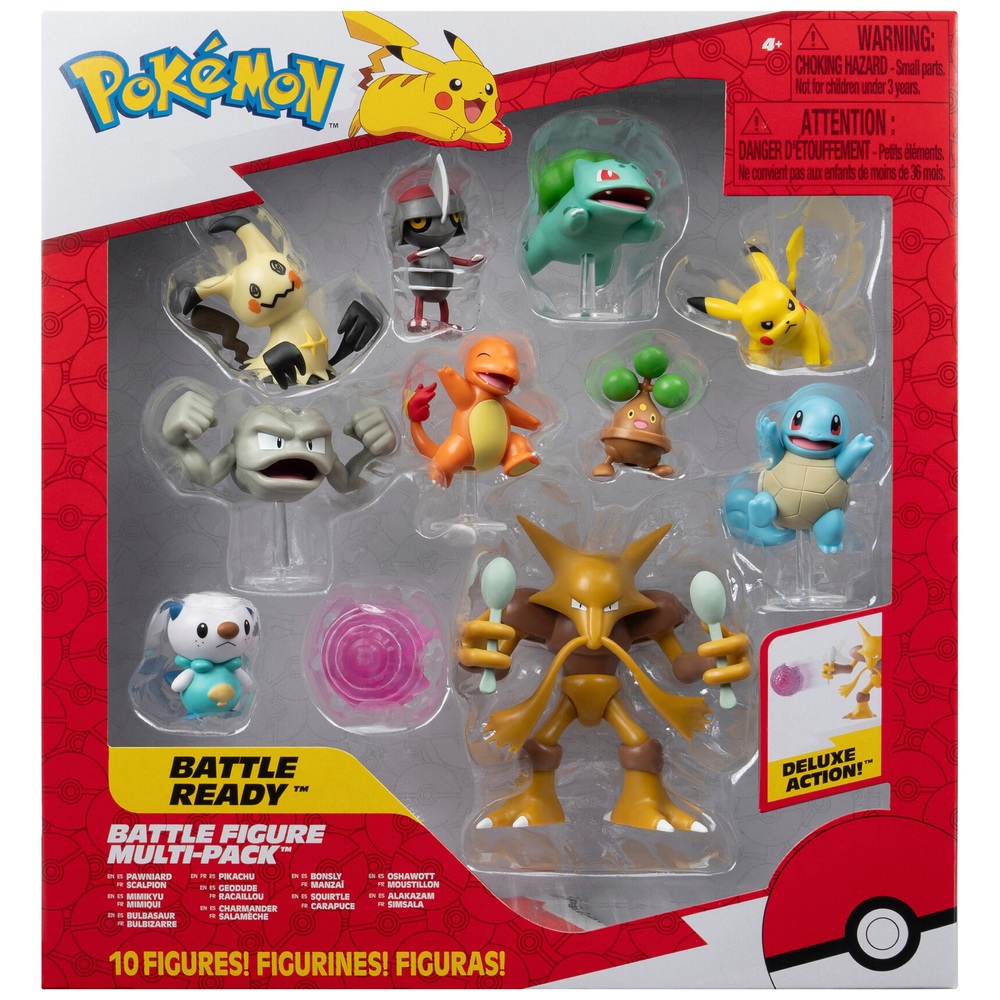 Pokémon Battle Figure 10 Pack | Smyths Toys UK