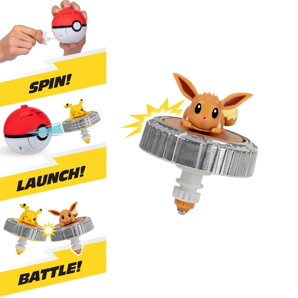 Pokémon Battle Spinner Pack Eevee | Smyths Toys UK