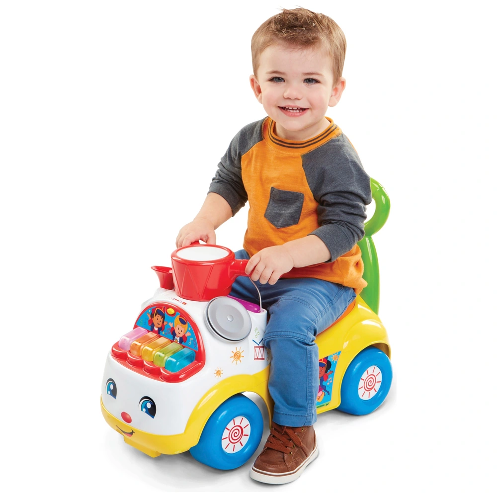 Fisher-Price Little People Giocattoli Per Bambini Camion Dei Gelati Push Along Veicolo E Figura Per Giocare A Fingere Bambini In Eta Prescolare Eta 1 Anni