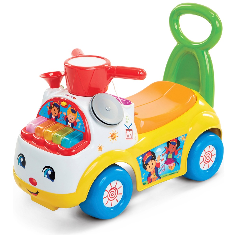 Little people push car on sale