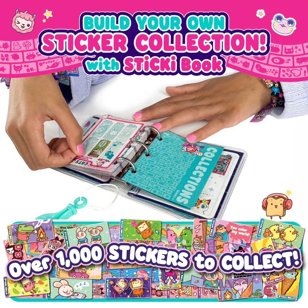 Sticki Rolls Sticki Book with 120 Stickers | Smyths Toys Ireland