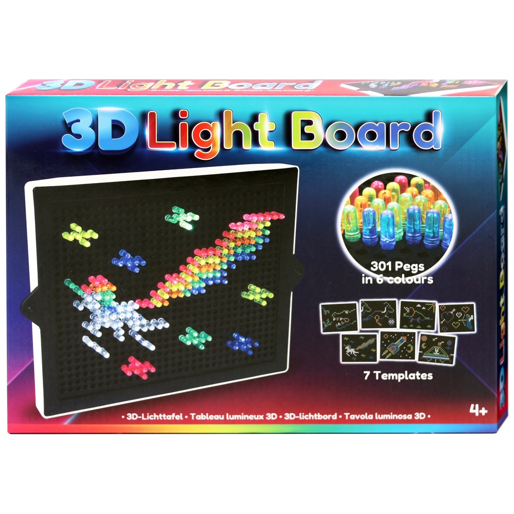 3D Art Light Box Peg Board | Smyths Toys UK