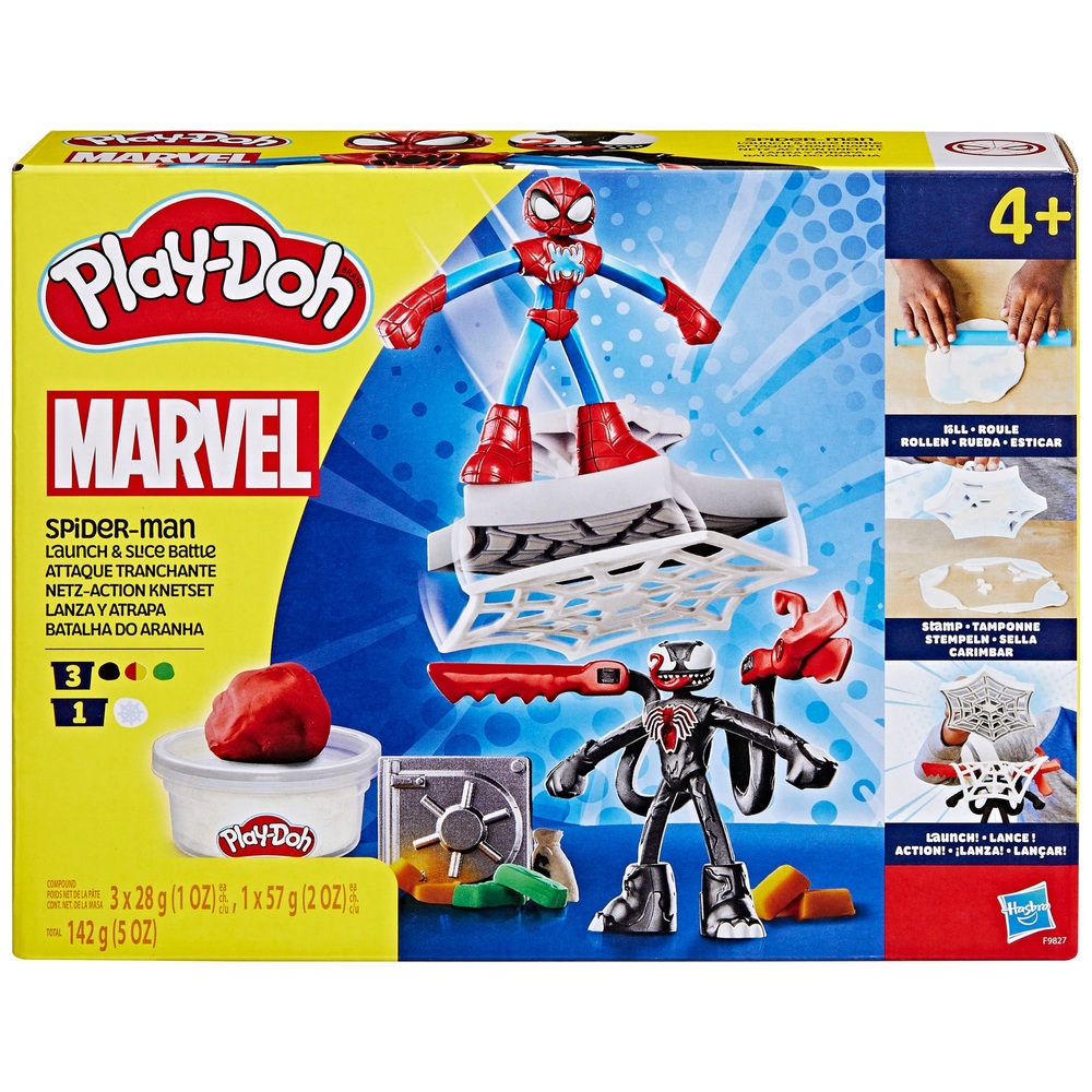 Play-Doh Marvel Spider-Man Launch & Slice Battle | Smyths Toys UK