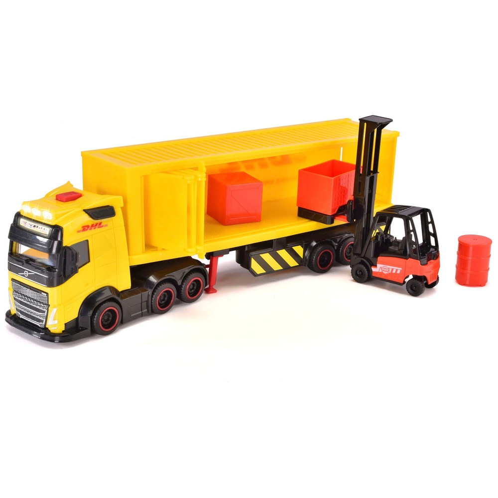 Dickie Toys Spielzeug-LKW »Volvo Auto-Transporter FH 16«, mit Licht und Sound; inkl. 3 Volvo Fahrzeugen bei