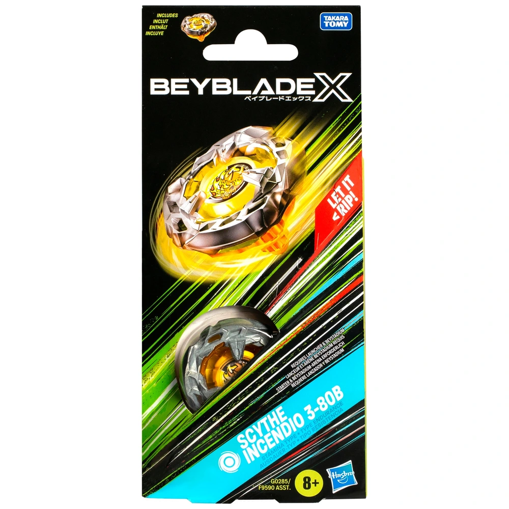 Beyblade X Booster Pack – Peoncillo Keel Shark 3-60LF, Piezas Intercambiables, Juego De Estrategia Para +8 Años Peonza Metal Takara Tomy