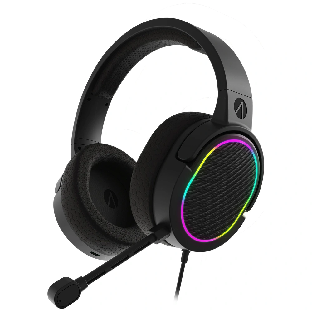 Stealth Panther LED Light-Up Multi-Format Gaming Headset Black