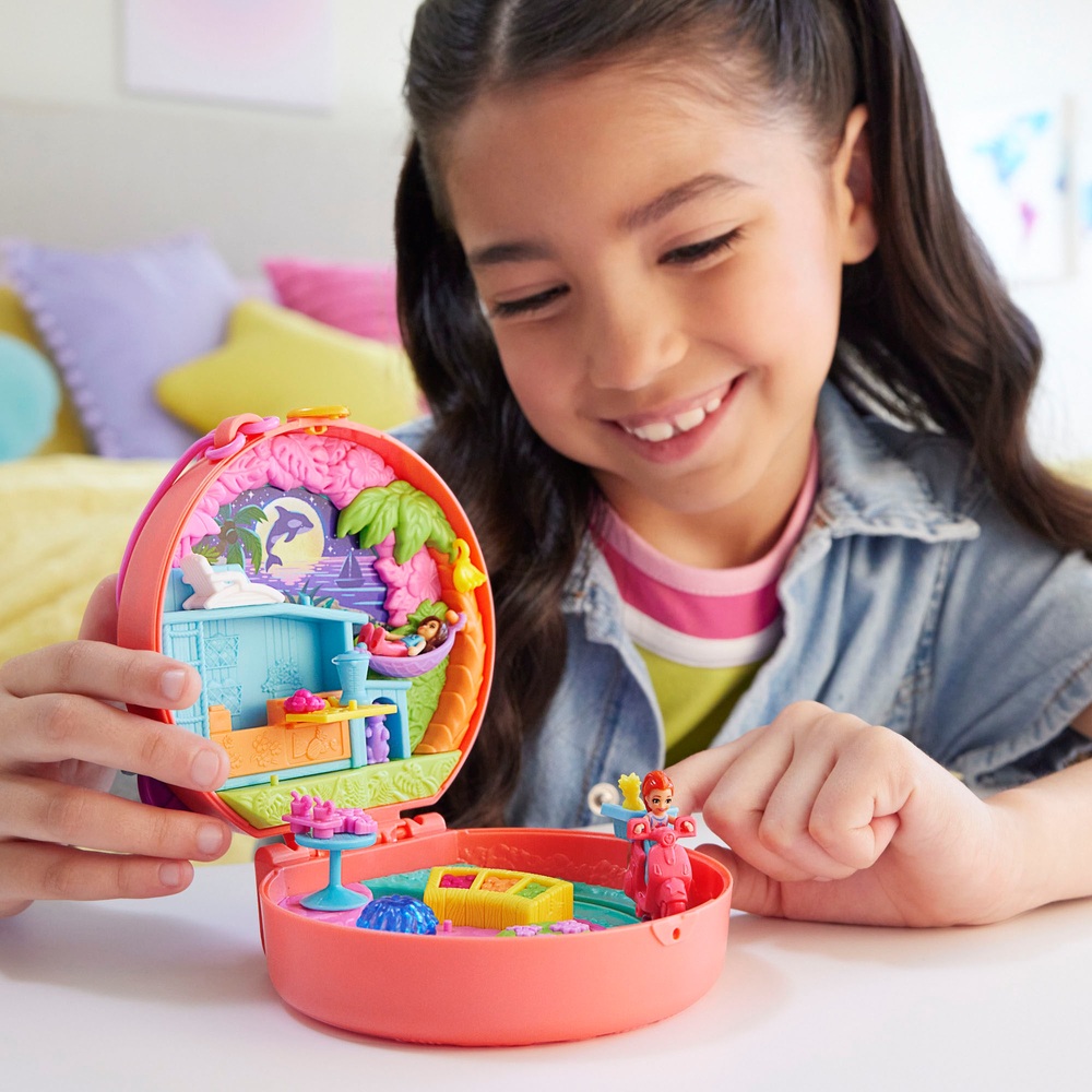 Polly Pocket Adventure Moped Compact Playset | Smyths Toys UK