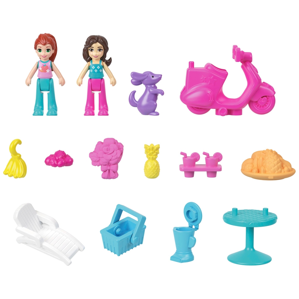 Polly Pocket Adventure Moped Compact Playset | Smyths Toys UK