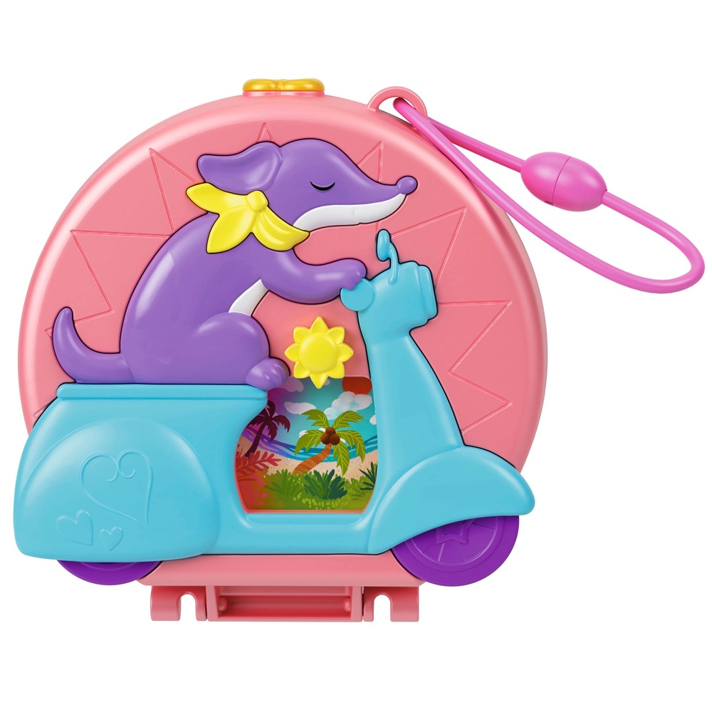 Polly Pocket Adventure Moped Compact Playset | Smyths Toys UK