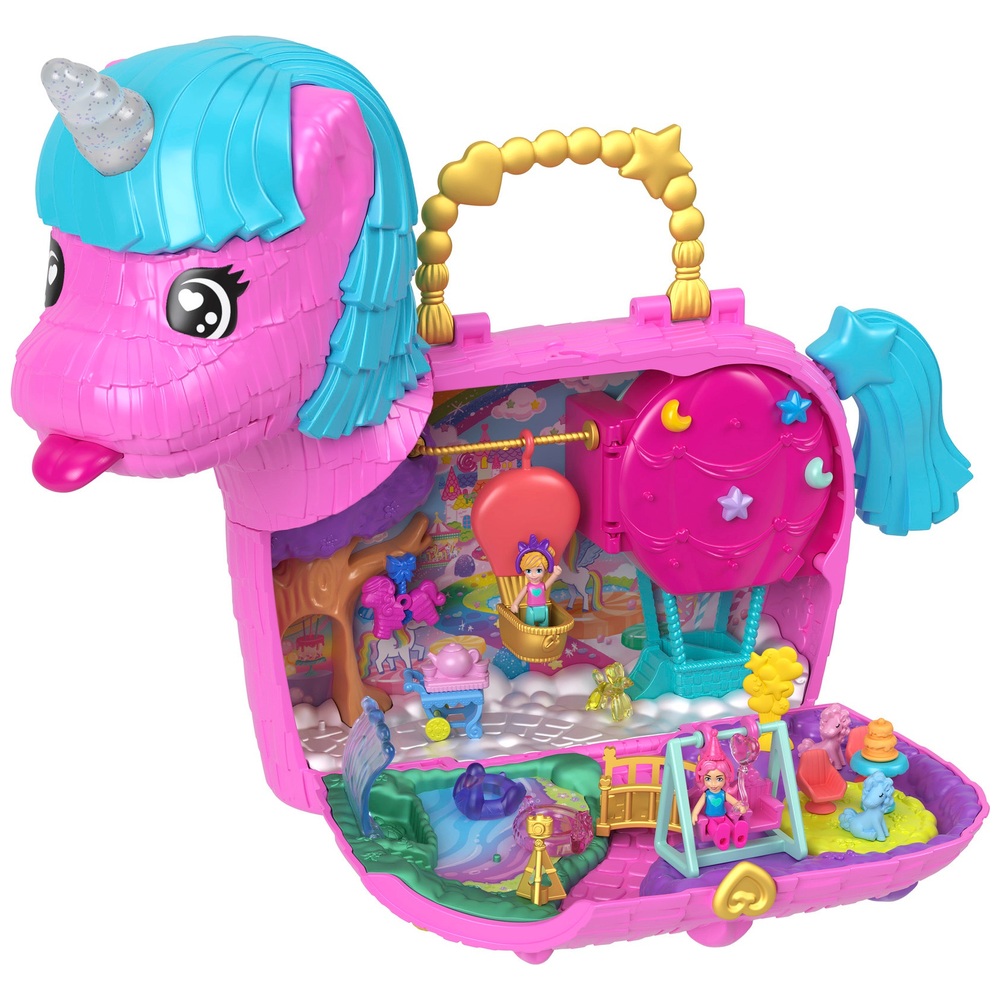 Polly Pocket Unicorn Partyland Compact Playset