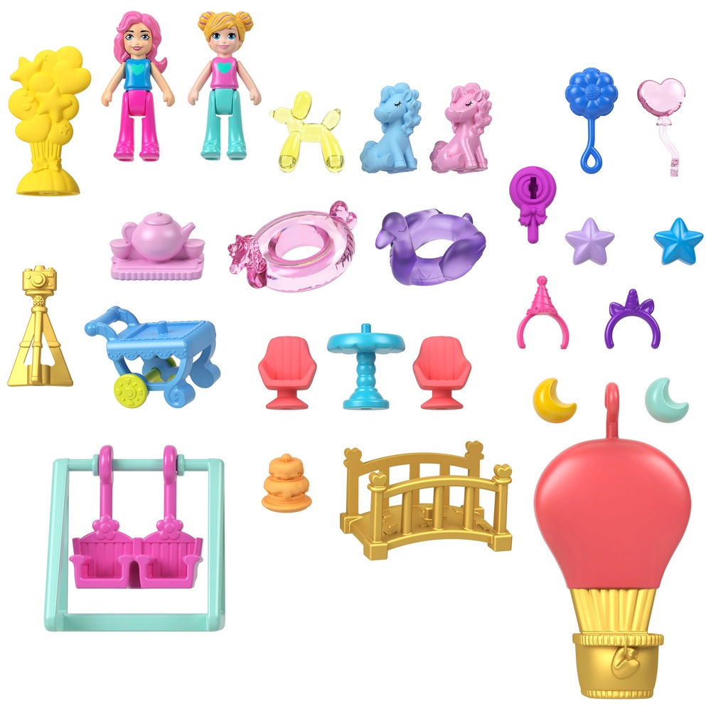 Polly Pocket Unicorn Partyland Compact Playset | Smyths Toys UK