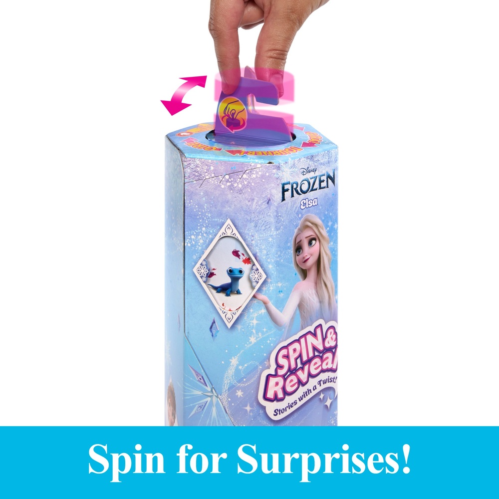 Disney Frozen Spin Reveal Elsa Puppe aus Eiskönigin mit Überraschungen Smyths Toys