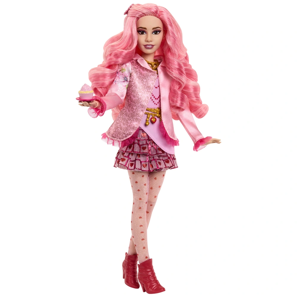 pink descendants doll house