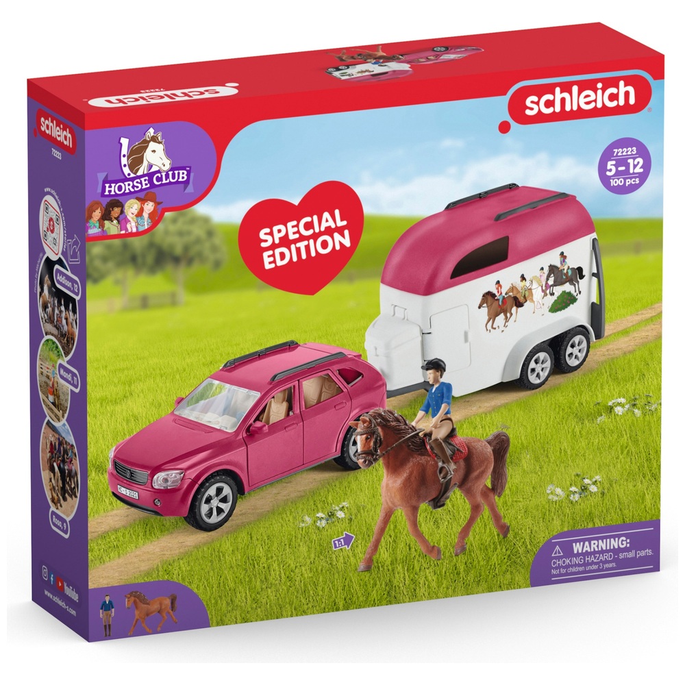 Schleich Horse Club - Car and Trailer Set | Smyths Toys UK